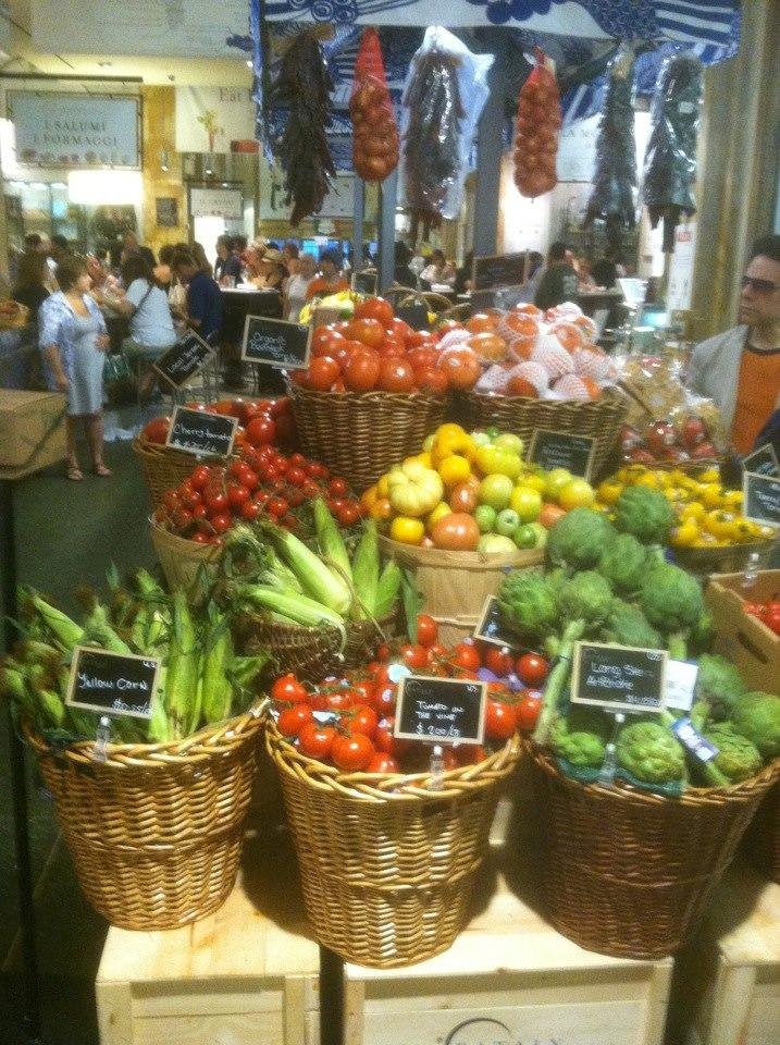 Taking a tour of Eataly in NYC.