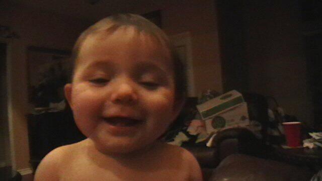 How can you have a bad day when you wake up to this little angel. I love all of my family so much. I love you sonya, I want all of you to know what a great mother Sonya is and what a great daughter she is. I could not ever