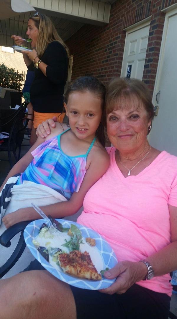 Briley and Gigi @ 7yr pool party