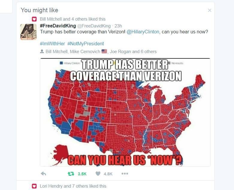 This is a screen grab from my twitter account. Kind of funny.