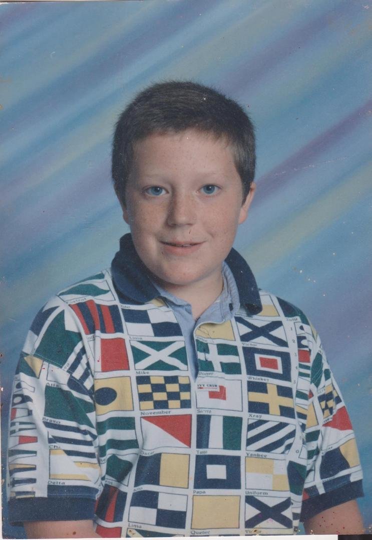 Happy Birthday Nate Clouse. Here is a little flashback when you were 11. Don't you love that parents have old pics stashed away? Have a great birthday week.