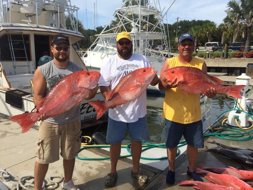First day of Red Snapper fishing season was a huge success ! With Bobby Dunn, Sheena Dunn, and Dale Dunn