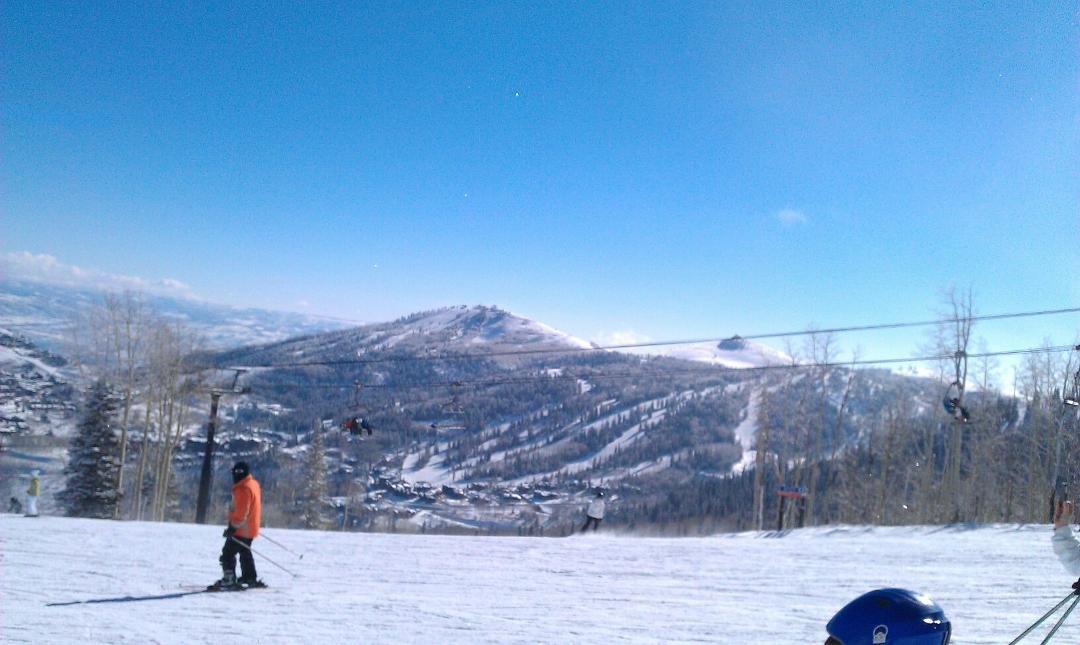 Beautiful skiing at 9000 feet