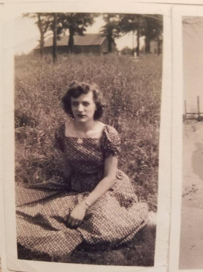 I'm sharing this because I didn't have this picture of Mom (Ceil).
