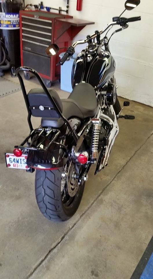 Finally got my bike out of storage at Century HD, feel so good to ride again. Love new seat & sissy bar.