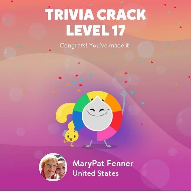 Pat Fenner's album, Trivia Crack Photos