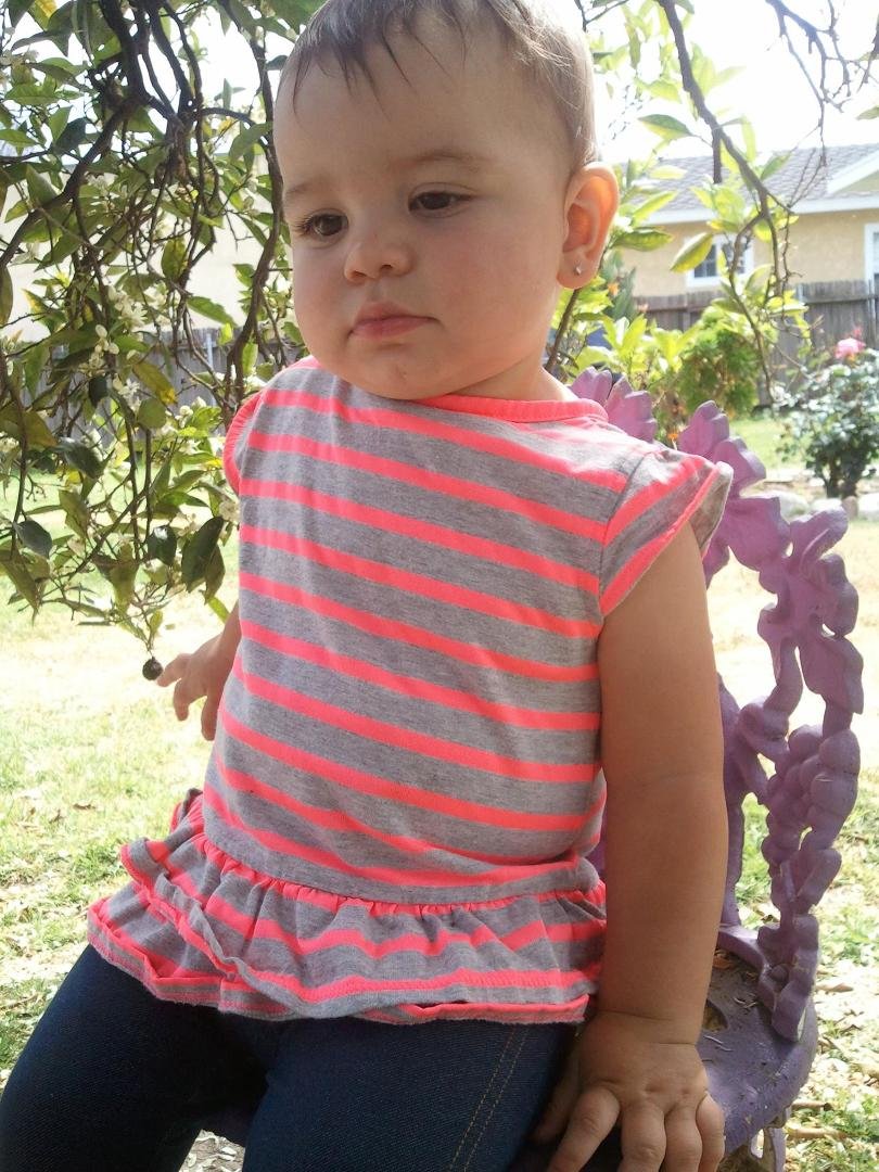 Look at Melana, she was so little here :)