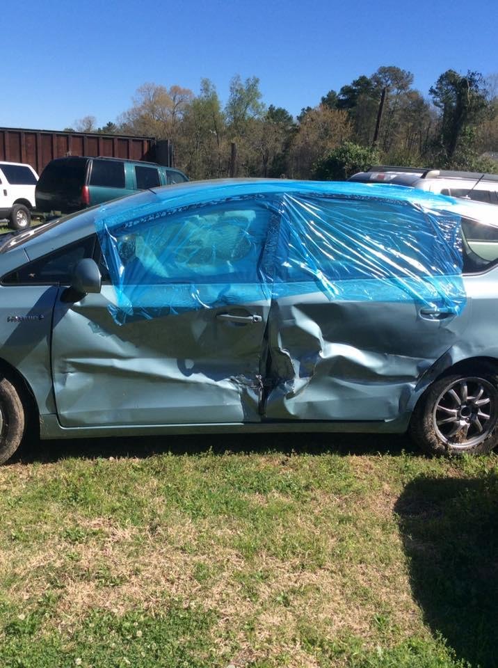 We are so happy we had side air bags on our Prius. We were T-boned yesterday, but walked away. Sore but grateful today.