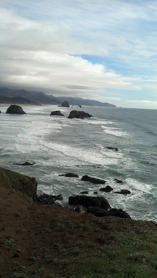 At the beach with friend Ingrid visiting from Montana. I'll get picture of her on here tomorrow for those of you who remember her.