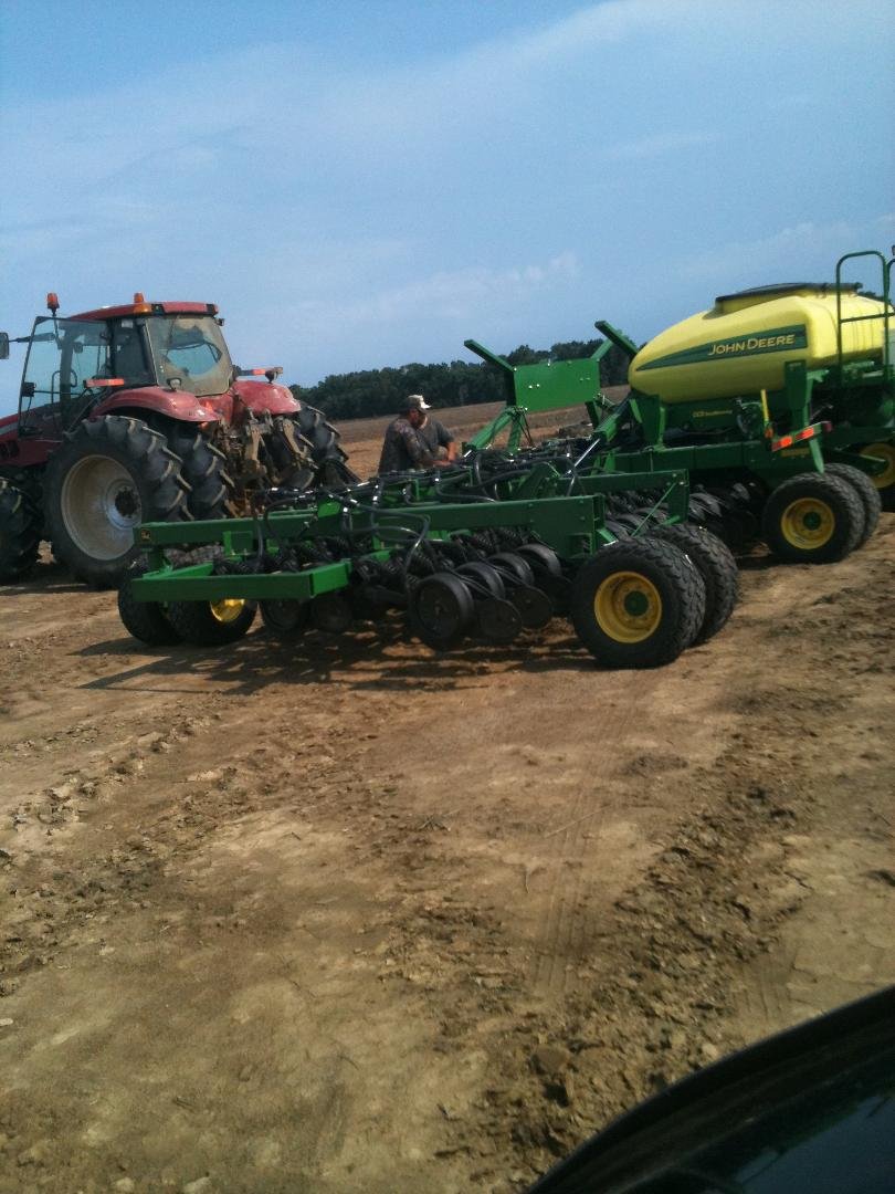 Setting new planter..