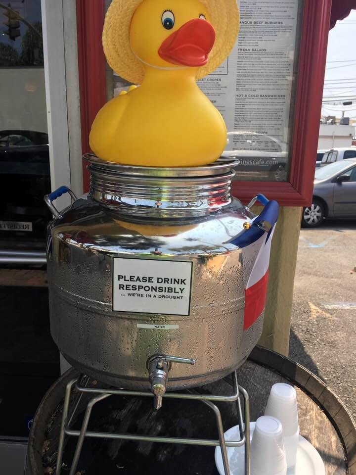 Walked by the Lucky Duck restaurant in San Clemente today and saw this.......