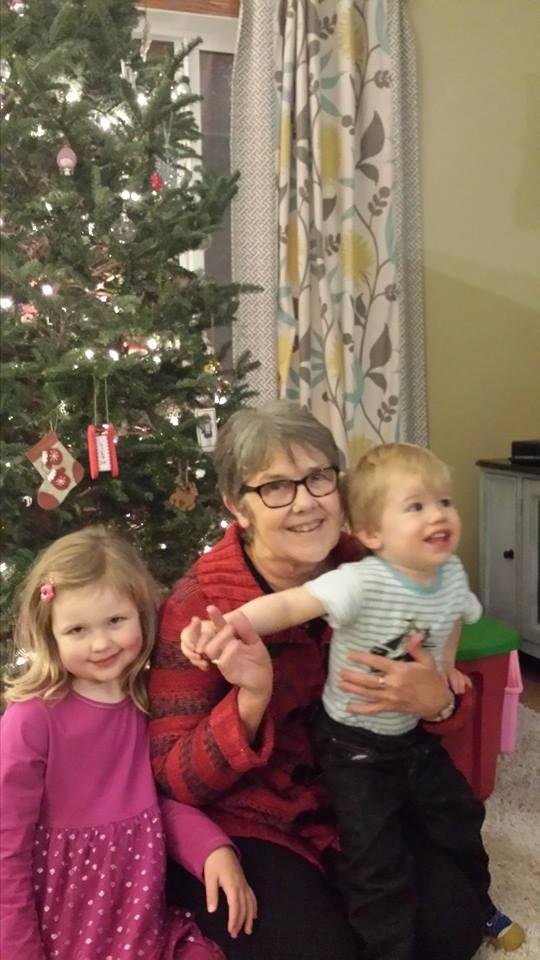 Here's another one, more recent of lily and Tyler.   Grandma Sue doesn't change.