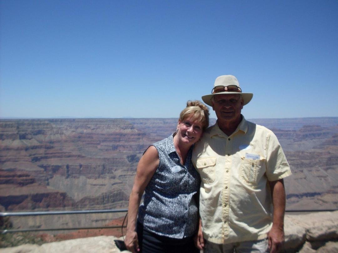 Kathy and I at Grand Canyon today.