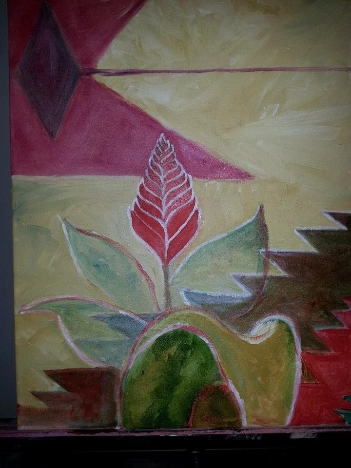 Evolving. Enjoying playing with the shapes, colors and textutes.