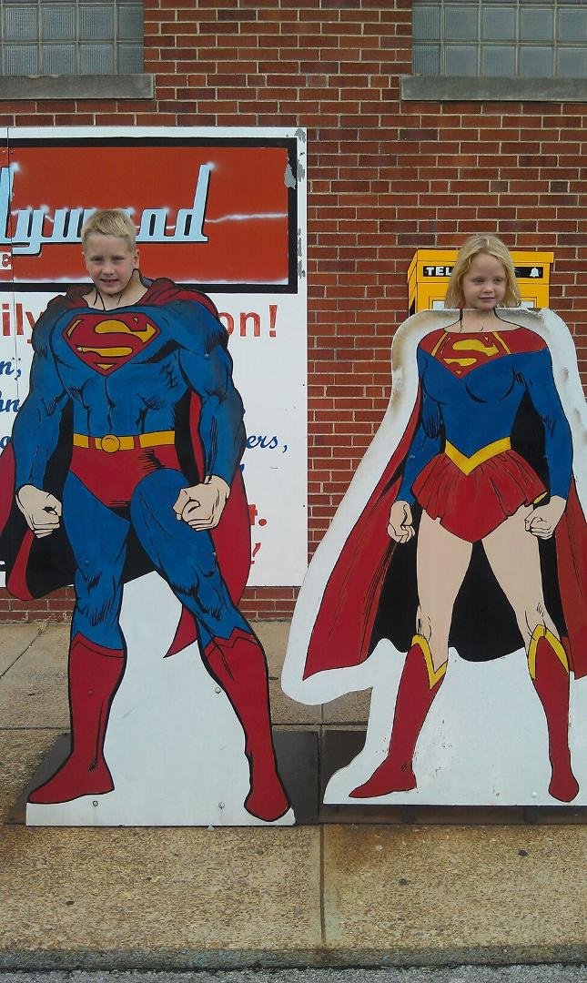 And here I am in 75 degrees and it is partly sunny. Metropolis IL home of superman baby!