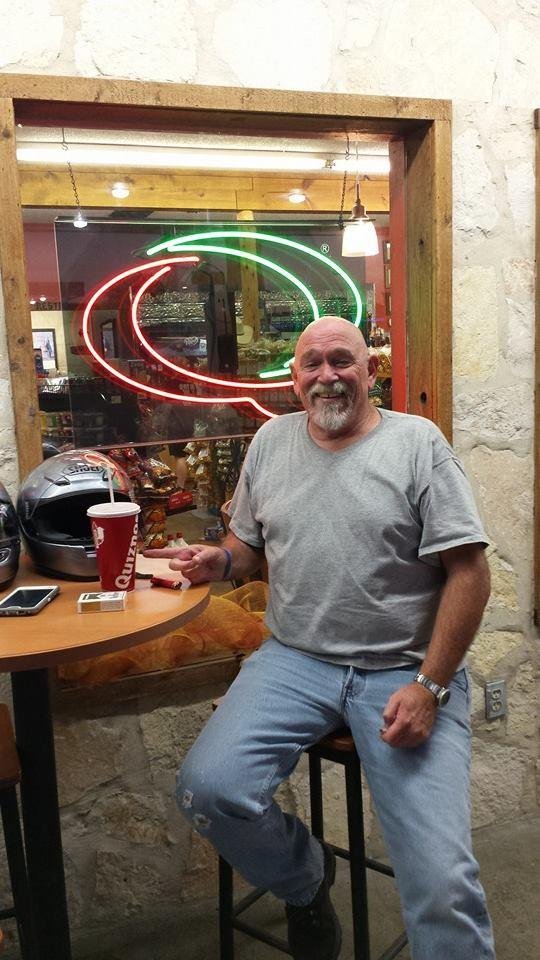 Well we got as far as Junction, TX. About 100 miles from San Antonio. Wind was tossing us around like Altar Boys at the Vatican. Gonna stay here for the night and try to get through San Antonio before rush hour in the AM.