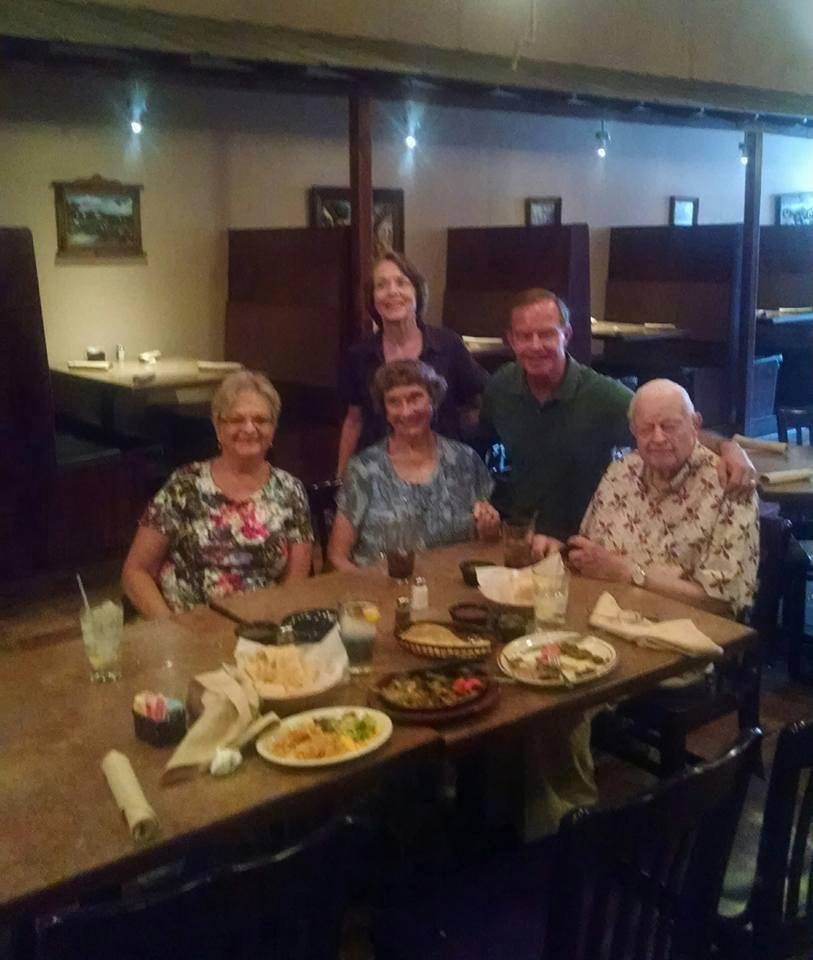 Visiting family in Houston.