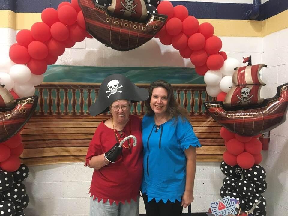 Pirate day at staff development