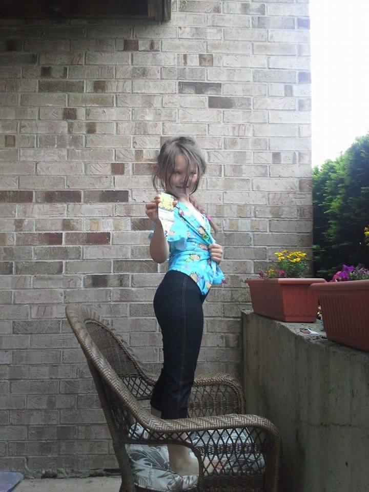 Patter's doing what Gram-pa  taught her  planting