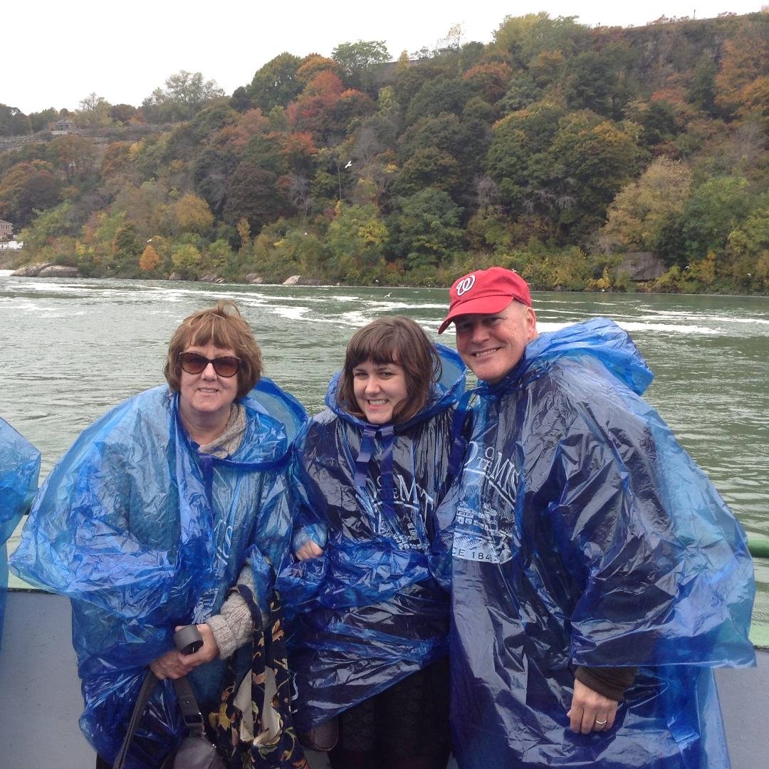 Cold day at niagra fall tour