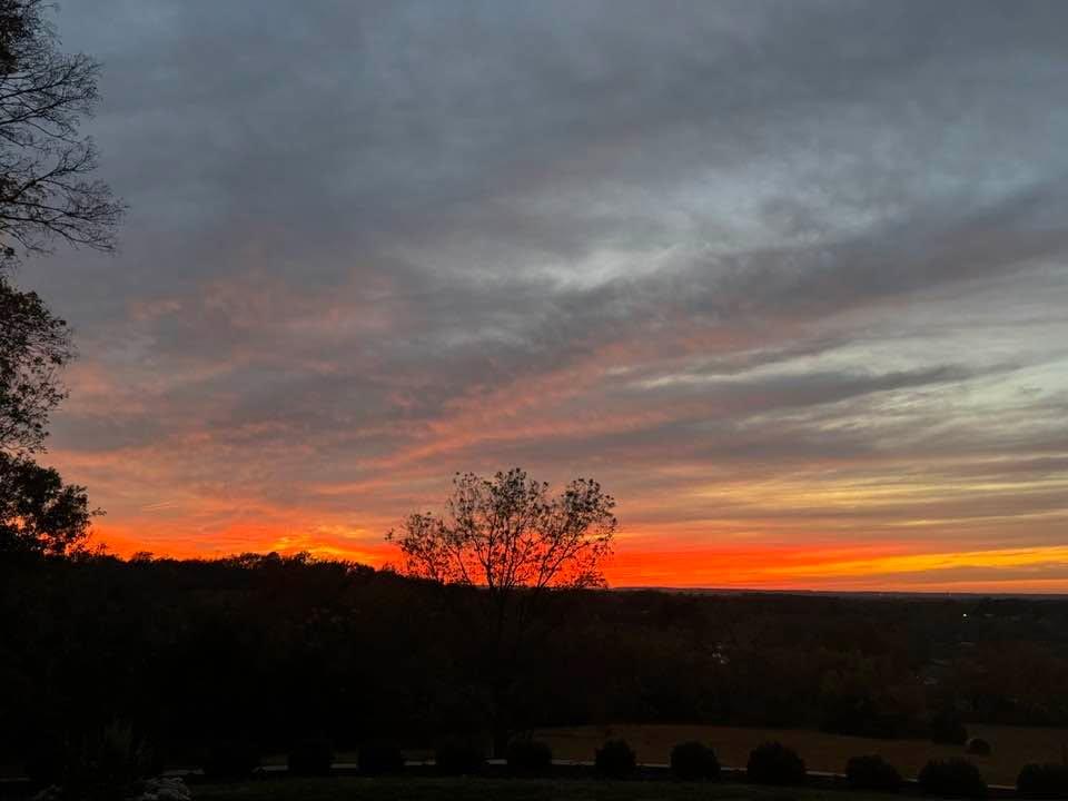 Neat sunset tonight!