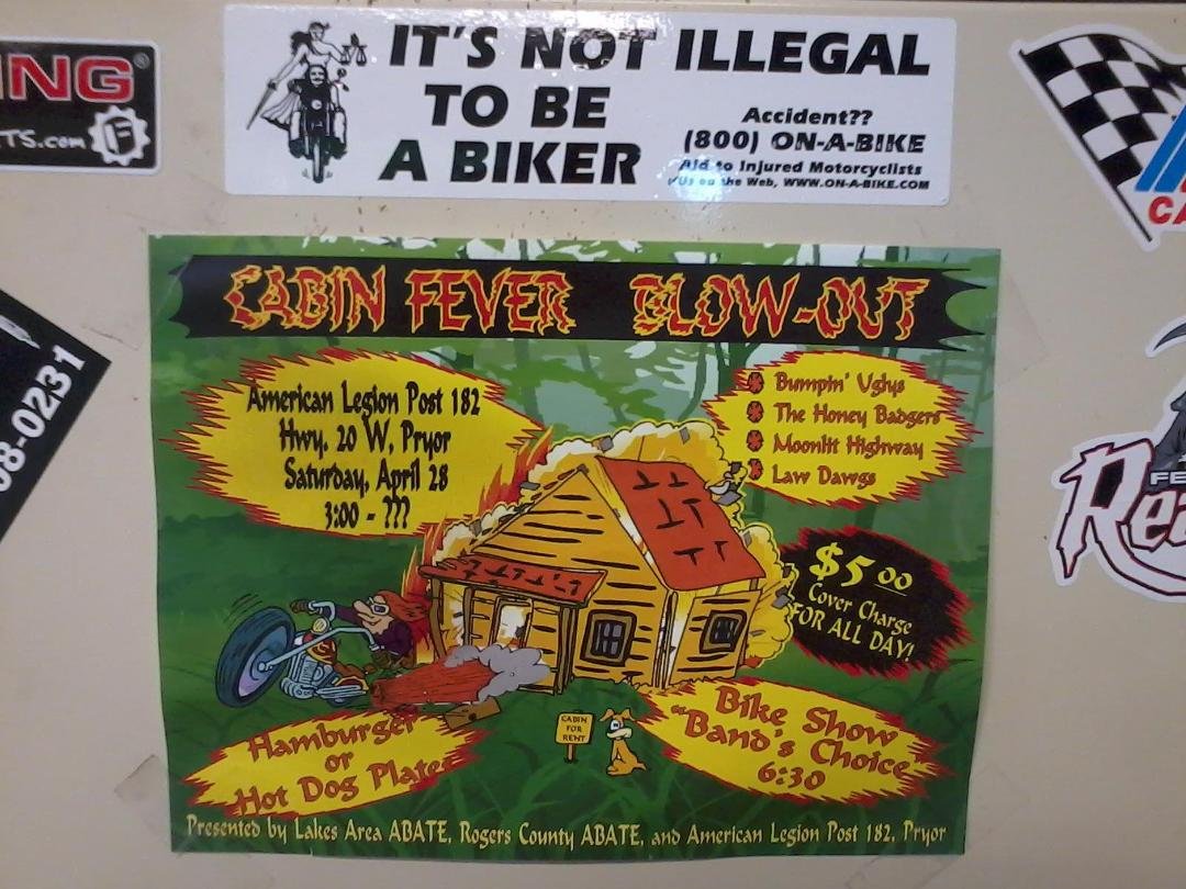 (in my best monster truck announcer voice) TODAY, TODAY, TODAY at the American Legion Post 182 in Pryor! BE THERE, BE THERE, BE THEREEEEEEEEE!