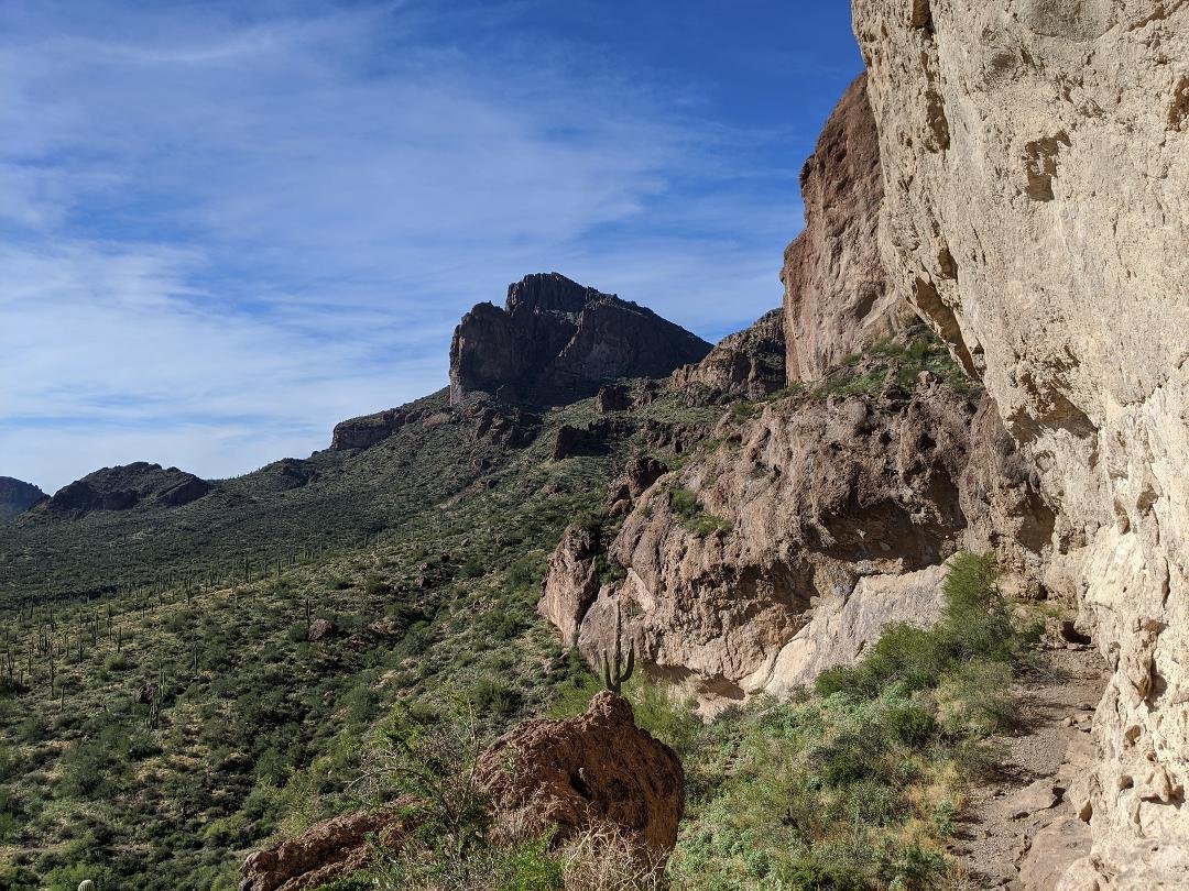 Trail up to mineshaft.