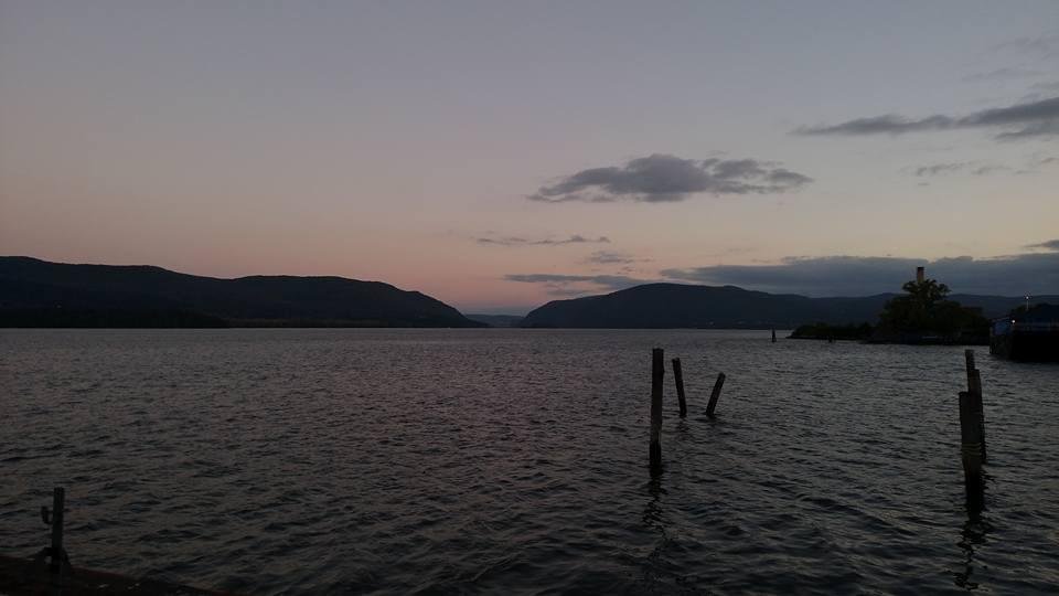 Sunset over the Hudson River, Hudson Valley NY