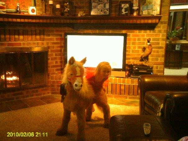 Reece with her pony