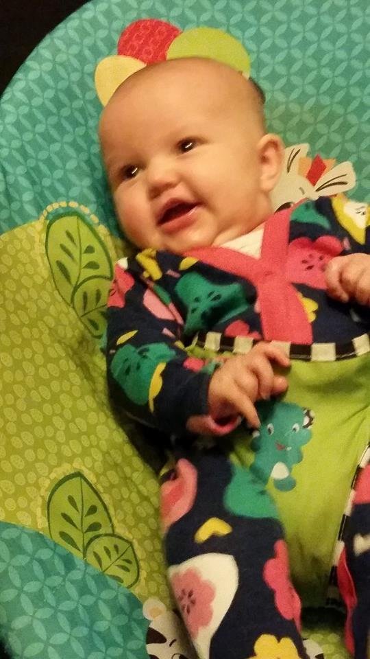 Evie, my youngest grand daughter, is growing up really fast.