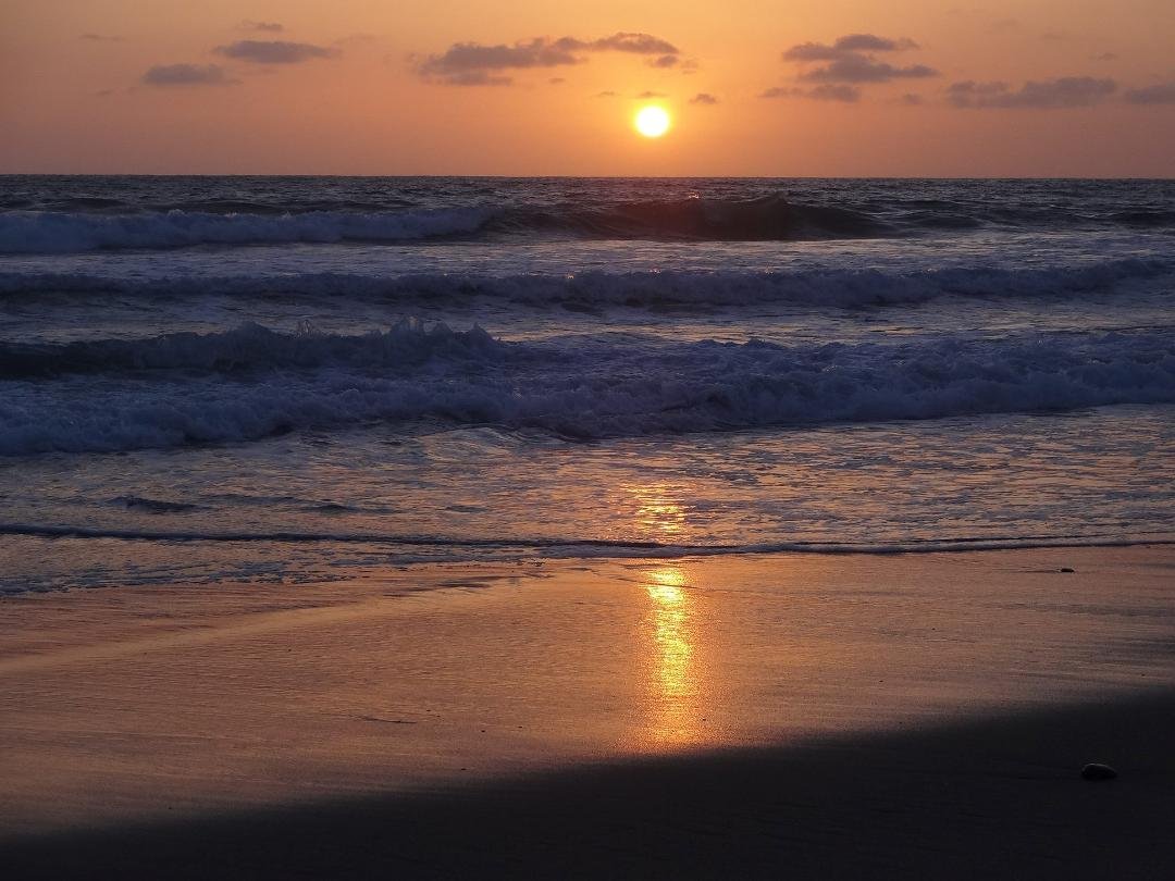 beautiful sunset at Oceanside