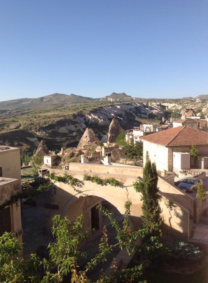 The view from hotel in Cappadocia, Turkey.