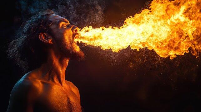 Flaming yawn. Bacon optional.