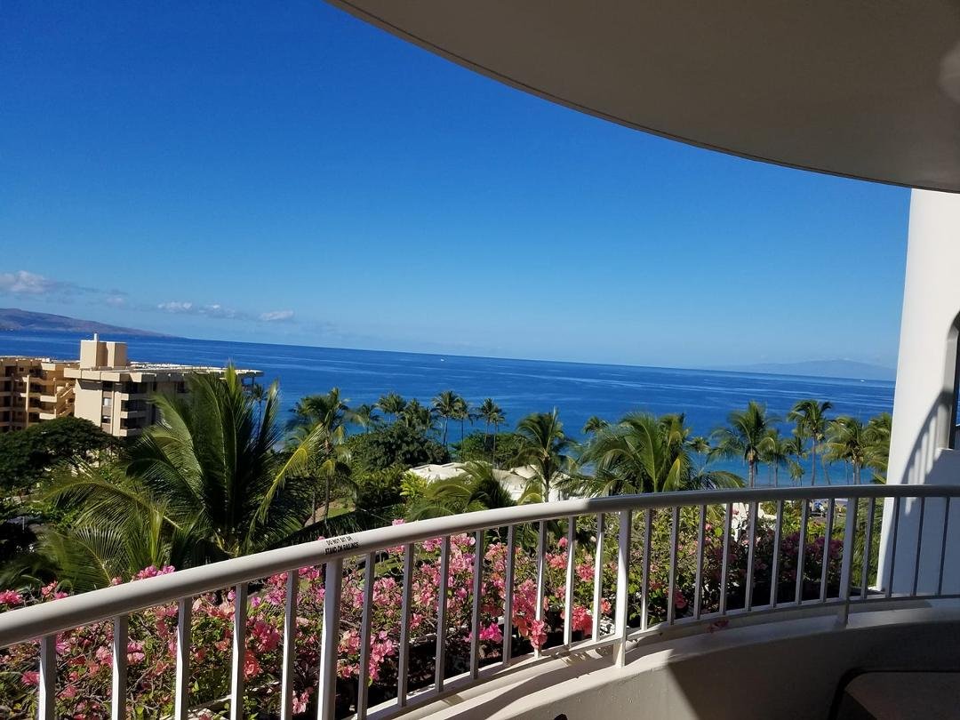 View from a room in Hawaii on Maui