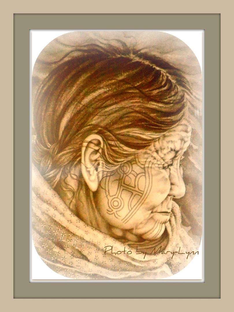 old Native woman