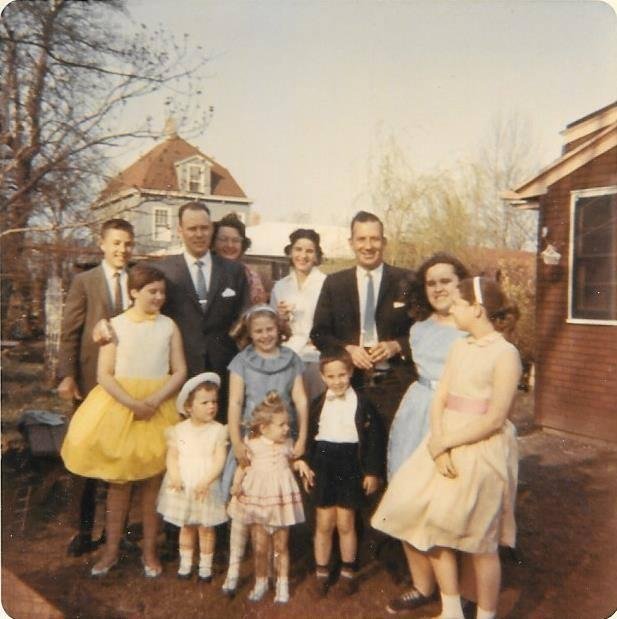 Easter 1962 with the Schlosser & Bauerlein Families