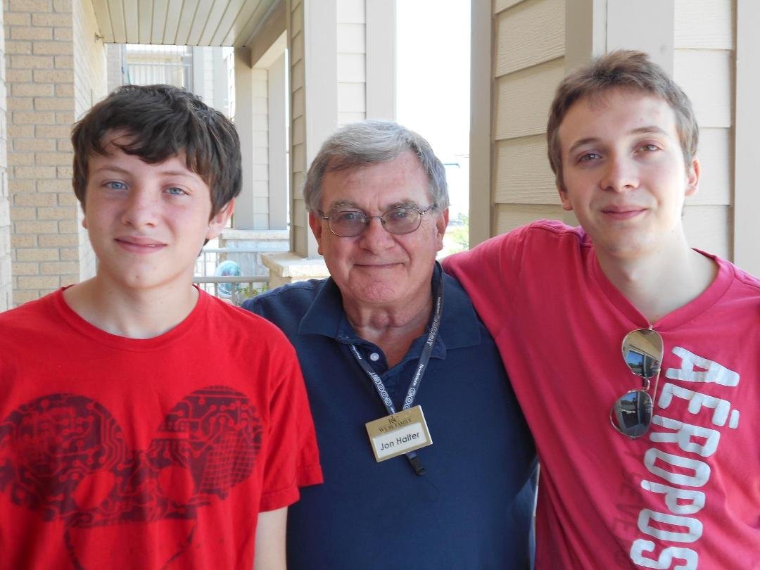 Grandsons Parker (left) and Jake visited us at our new apartment in Round Rock. Parker is in high school and the son of our daughter Maggie and her husband Jeff Foreman; he recently completed a 12-day hiking and kayaking tr