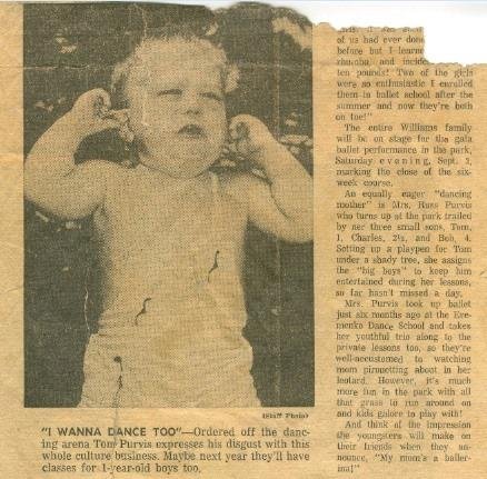 My brother, age 1.