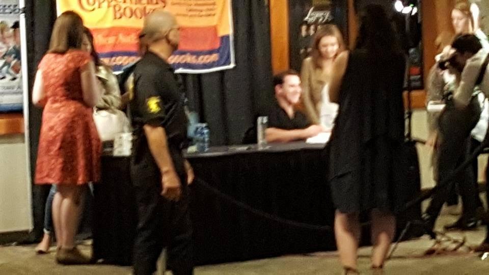 Had a nice  evening listening to the best author Nicholas Sparks tonight. And I got a signed autograph in my book
