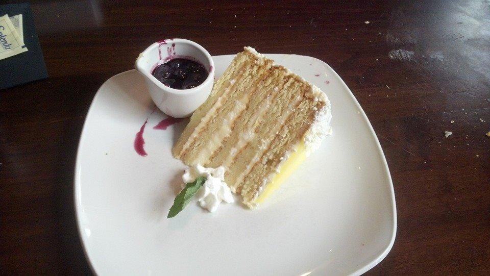 Firebird food was excellent and dessert looks even better!