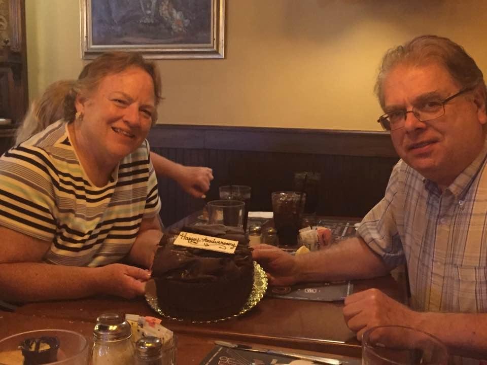 Had a nice lunch out with family to celebrate our anniversary.