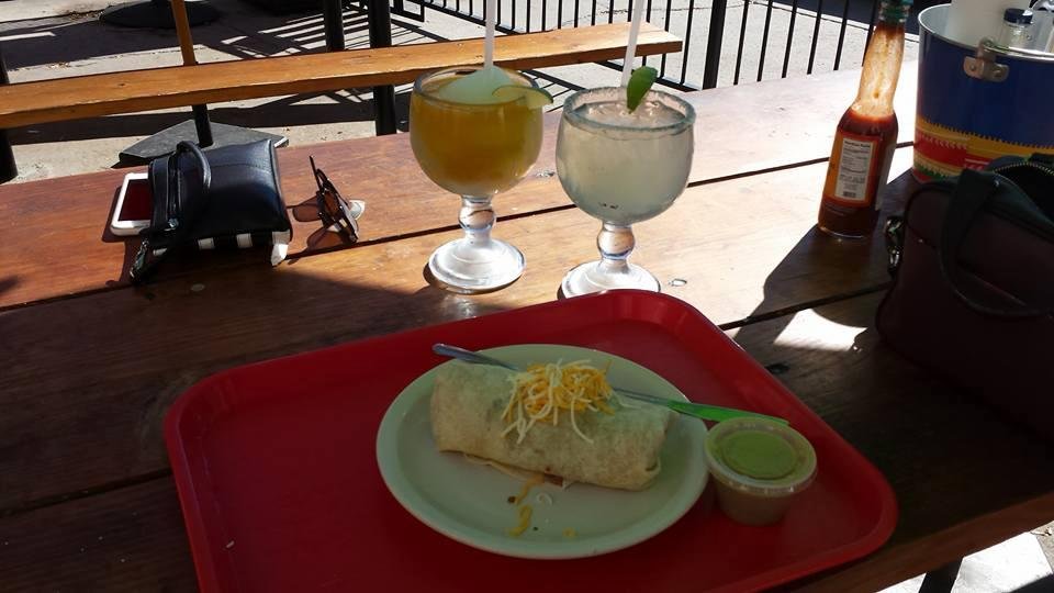 Nothing like a marg and lunch on the patio on a 80 degree day in October! Can't think of anything better - except maybe ice cream for dessert! Thank you Elizabeth Johnson Bugay!