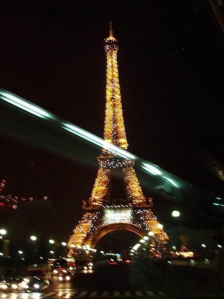 2007 the Eiffel tower at night it was magnificent to see.