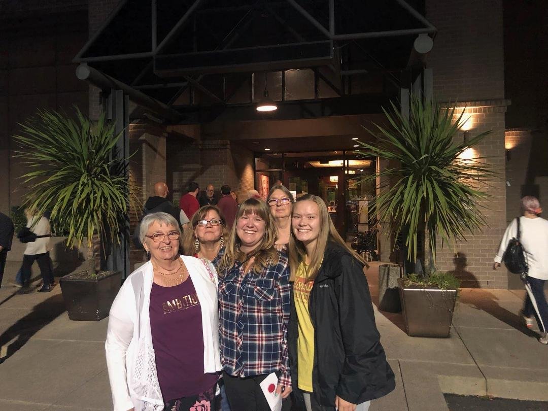 A fun night in Portland with good friends and my great neice and Great great niece. 8 and 40 Fun and Fellowship in action!