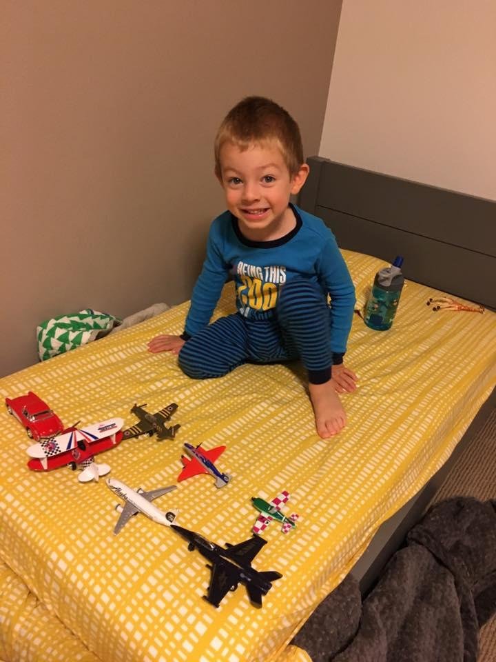 From Ryan Boone and Danielle Boone
"When we went to wake up Owen this morning. "
