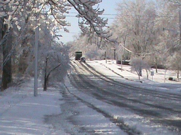 looking toward downtown Chesnee, SC