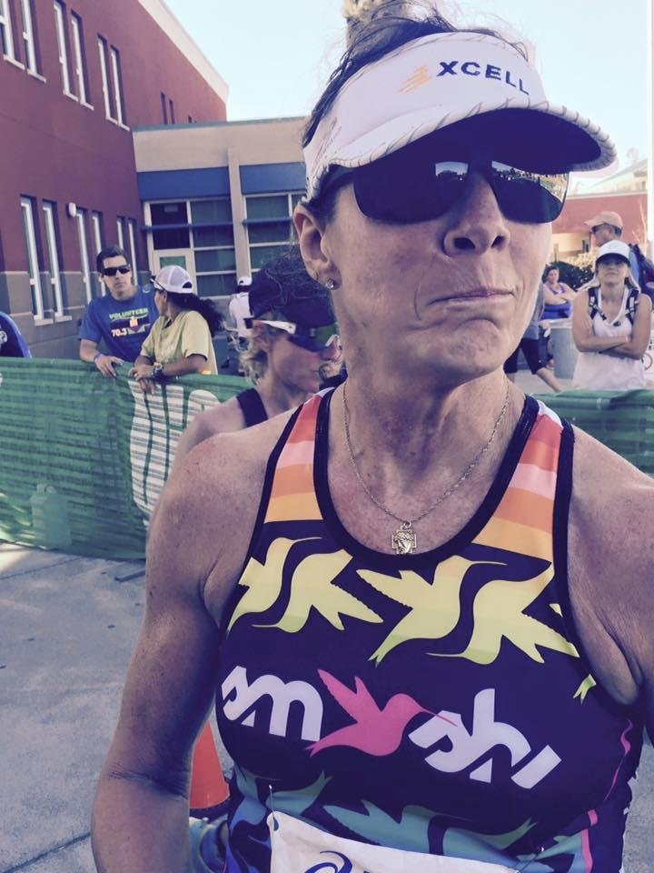 I just have to post this! Diana Jonas is on her first lap of three to finish off her Ironman Triathlon today. She has been one of my BFF's for over 35 years and she is just amazing and one of the very best people I know!