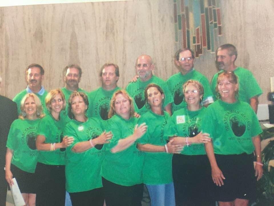 My sister Johanna passed away. First in right bottom row. First to leave the 13 We are so heart broken. She had a ruptured aorta. She went so fast. Life is so precious. I am so loved by so many.