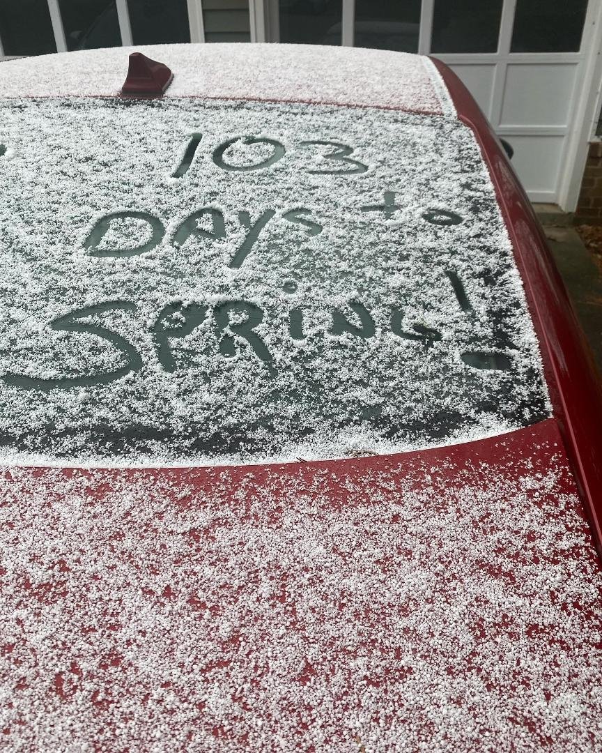 First dusting of snow.