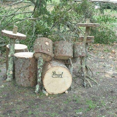 A novel drum kit for my buddies David Thornton and Jim Breland
